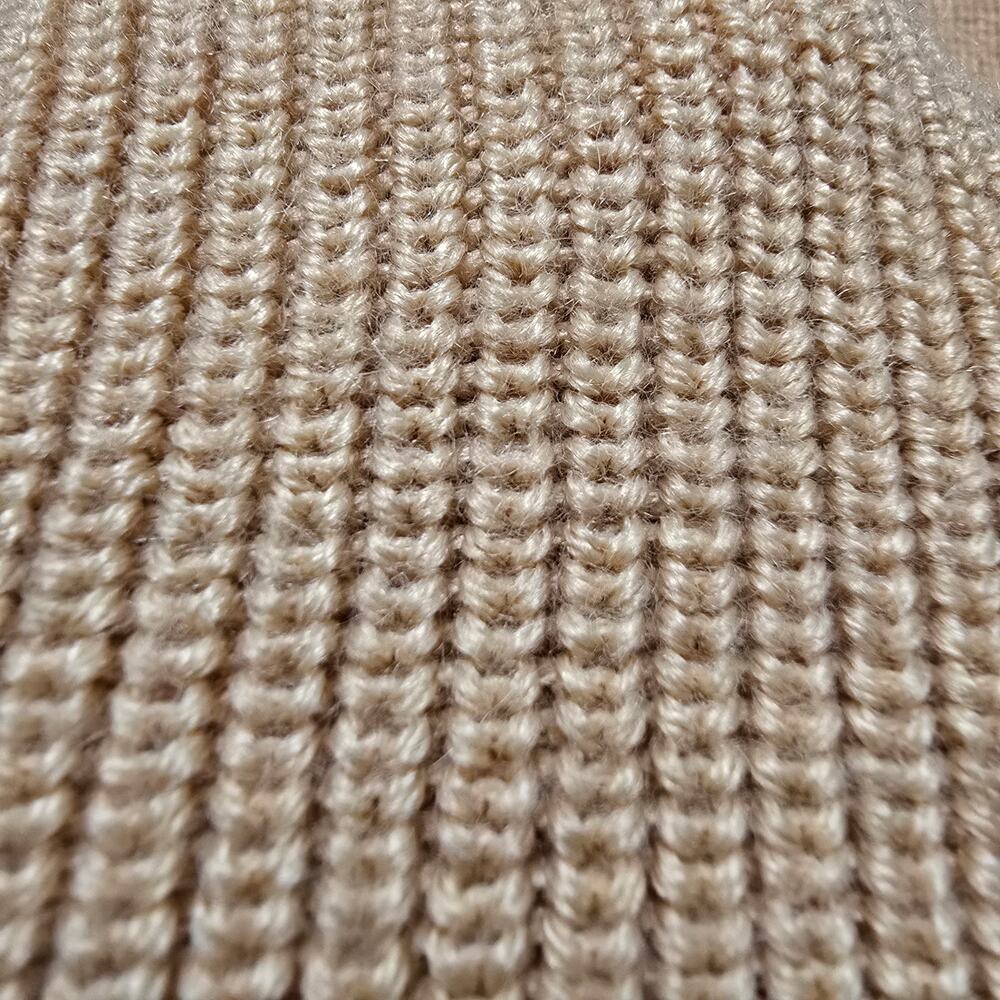 Lovers and Friends camel brown cropped distressed knit sweater V-neck small - Picture 11 of 11